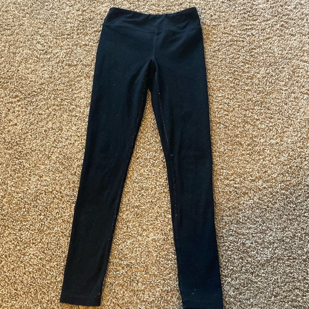 Black leggings. 90 degree size m 10
